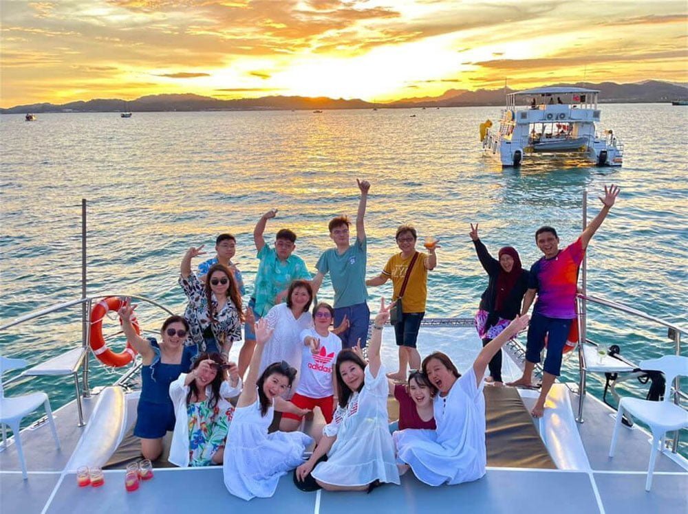 Sunset cruise on the Andaman Sea, Langkawi